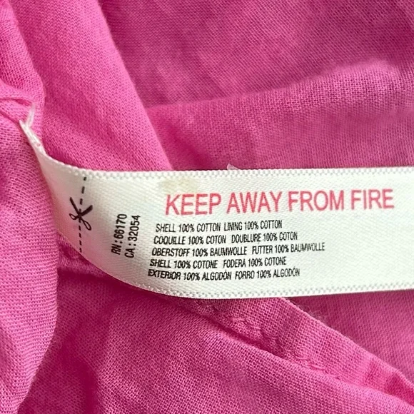 Free People Pink Casual Mini Dress boho-size M - Picture 6 of 7